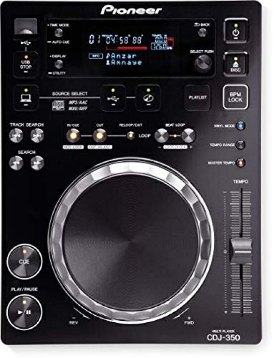 楽天市場】【中古】 Pioneer DJ用CDプレーヤー ブラック CDJ-350 