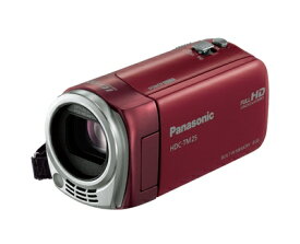 【中古】 パナソニック デジタルハイビジョンビデオカメラ TM25 内蔵メモリー8GB レッド HDC-TM25-R