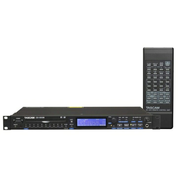 CD-500B | 業務用1U CDプレーヤー | TASCAM (日本)｜CD・SACDプレーヤー