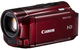 【中古】 Canon デジタルビデオカメラ iVIS HF M51 レッド 光学10倍ズーム フルフラットタッチパネル IVISHFM51RD