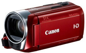 【中古】 Canon デジタルビデオカメラ iVIS HF R31 レッド 光学32倍ズーム フルフラットタッチパネル IVISHFR31RD