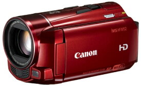 【中古】 Canon デジタルビデオカメラ iVIS HF M52 レッド 光学10倍ズーム フルフラットタッチパネル IVISHFM52RD