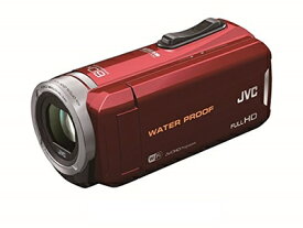 【中古】 JVC KENWOOD JVC ビデオカメラ 防水5m防塵仕様 内蔵メモリー64GB レッド GZ-RX130-R