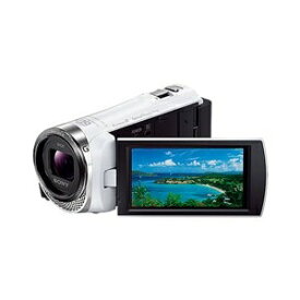 【中古】 ソニー SONY ビデオカメラ Handycam CX420 内蔵メモリ32GB ホワイト HDR-CX420/W