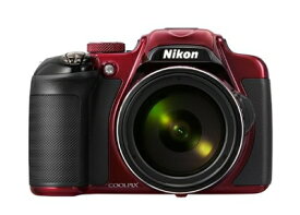 【中古】 Nikon デジタルカメラ P600 光学60倍 1600万画素 レッド P600RD