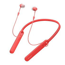 【中古】 ソニー ワイヤレスイヤホン WI-C400 : Bluetooth対応 最大20時間連続再生 カナル型 マイク付き 2017年モデル レッド WI-C400 R