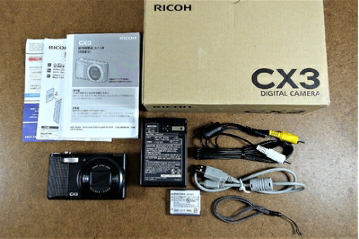 中古】(未使用・未開封品) RICOH デジタルカメラ CX3 ブラック CX3BK  