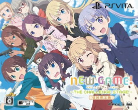【中古】（新古品・未使用品） NEW GAME! -THE CHALLENGE STAGE!- 限定版 【限定版特典】SDフィギュア、サントラCD同梱 & 【早期購入特典】バニー着せ替えコスチュームDLCコード 同梱 - PS Vita