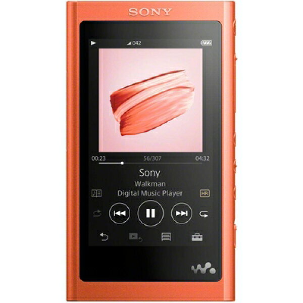 【中古】（新古品・未使用品） ソニー ウォークマン Aシリーズ 16GB NW-A55HN : MP3プレーヤー Bluetooth microSD対応 ハイレゾ対応 最大45時間連続再生 2018年モデル トワイライトレッド NW-A55HN R