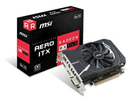 【中古】（新古品・未使用品） MSI Radeon RX 560 AERO ITX 4G OC グラフィックスボード VD6359