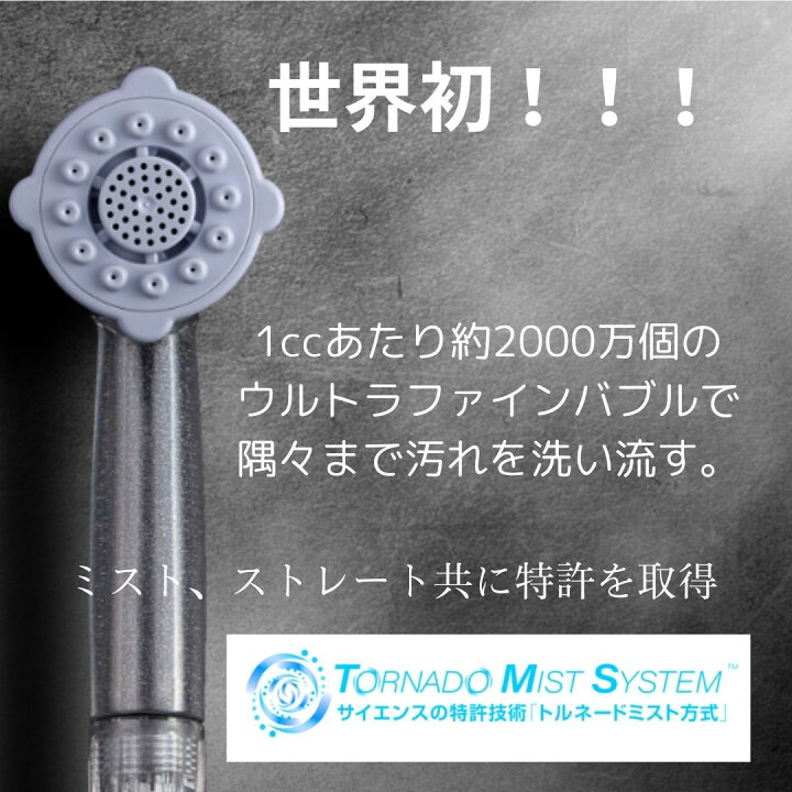 楽天市場】ミラブルプラス 正規品 シャワーヘッド サイエンス ウルトラ 