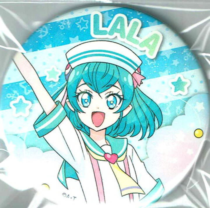 楽天市場 プリキュア プリティストア横浜 ブラインドホログラム缶バッジ マリンルック 羽衣ララ ハビコロ トイ