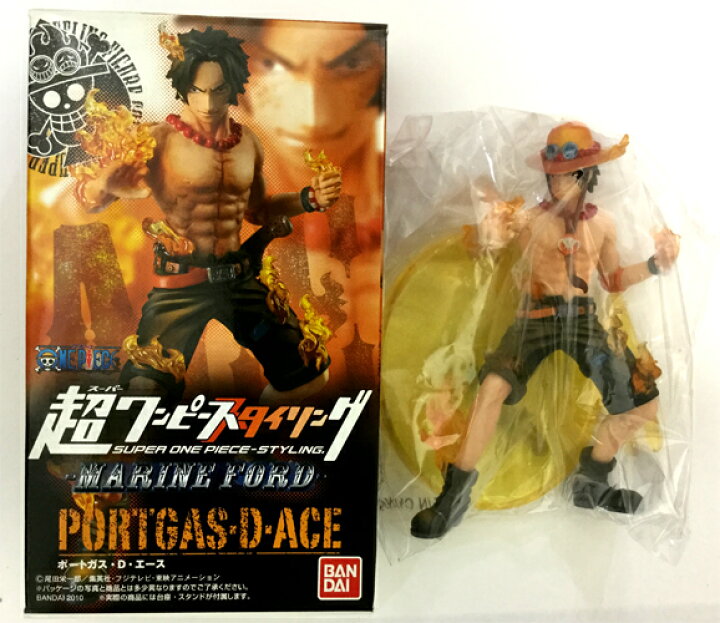 楽天市場 バンダイ One Piece 超ワンピーススタイリング Marine Ford ポートガス D エース シークレットver 単品 ハビコロ トイ