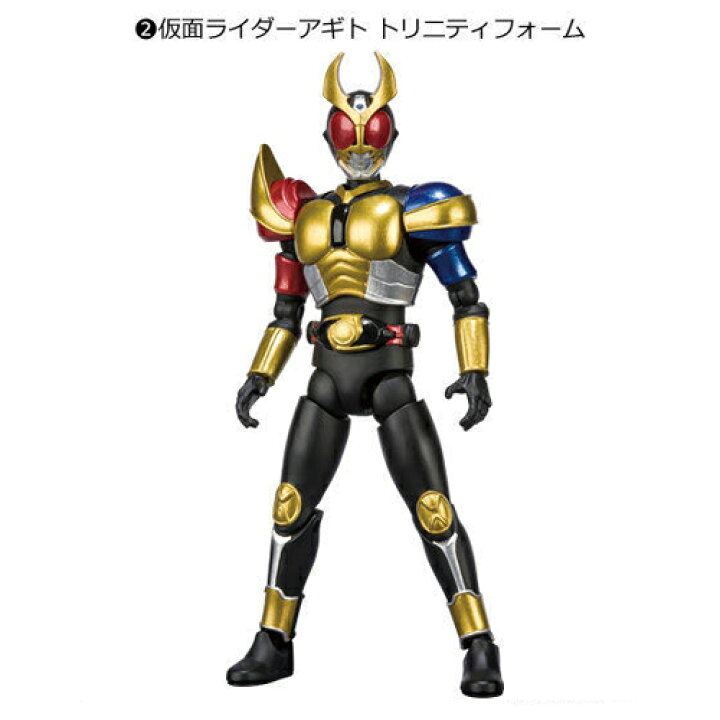 楽天市場 バンダイ Shodo X 掌動駆 仮面ライダー6 仮面ライダーアギト トリニティフォーム 単品 ハビコロ トイ