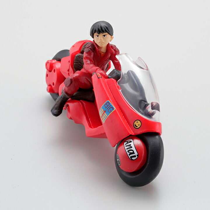 楽天市場 海洋堂 Miniq Akira フィギュアコレクション Part1 金田とバイク Ver 1 単品 外箱無し ハビコロ トイ