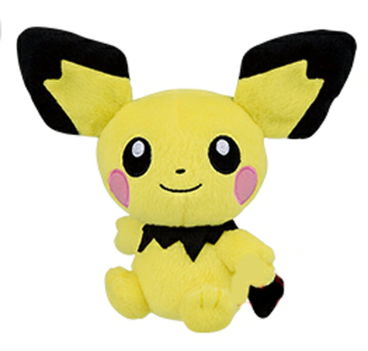 楽天市場 バンプレスト ポケットモンスター しっぽみてみて ぬいぐるみ ピチュー ハビコロ トイ