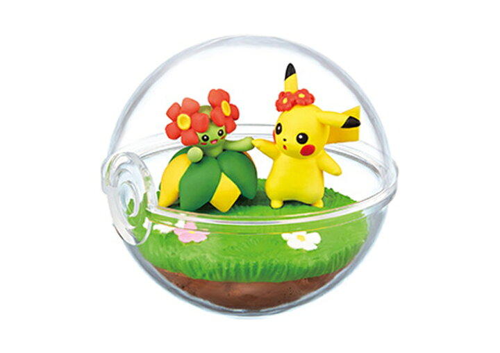 楽天市場 リーメント ポケットモンスター テラリウムコレクション6 ピカチュウ キレイハナ 単品 ハビコロ トイ