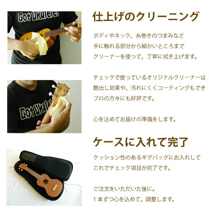 楽天市場】ギフト フェイマス famous FS-1G ウクレレ 初心者セット 