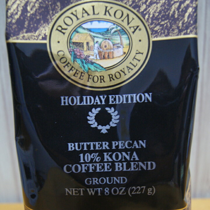 楽天市場 ロイヤルコナコーヒー ホリデーコーヒー バターピーカン 冬 限定 フレーバーコーヒー ハワイウクレレ ハワイ お土産 10 コナ ブレンド ハワイアン コア Hawaii ハワイ屋
