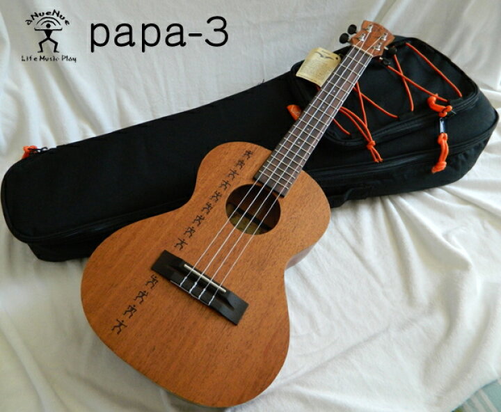 楽天市場】aNueNue アヌエヌエ テナーウクレレ Papa-3 aNN-P3 ウクレレ 