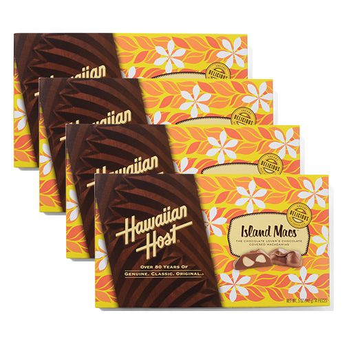 ＜期間限定＞マカデミアナッツチョコレートアイランドマックス（14粒）4箱セット