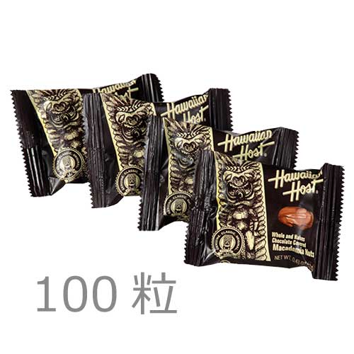 マカデミアナッツチョコレートTIKI 100袋詰｜ハワイ　お土産