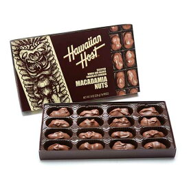 【ハワイアンホースト公式店】マカデミアナッツチョコレートTIKI 8oz（16粒）｜ハワイ お土産