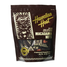 【ハワイアンホースト公式店】マカデミアナッツチョコレートTIKIバッグ(9粒)｜ハワイ　お土産