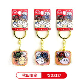 ＼11/6 20:00～／ちいかわ 秋田限定 【 なまはげ 】 キーホルダー （1個）【メール便対応】ご当地 ダイカット メタル 鬼 神の使い