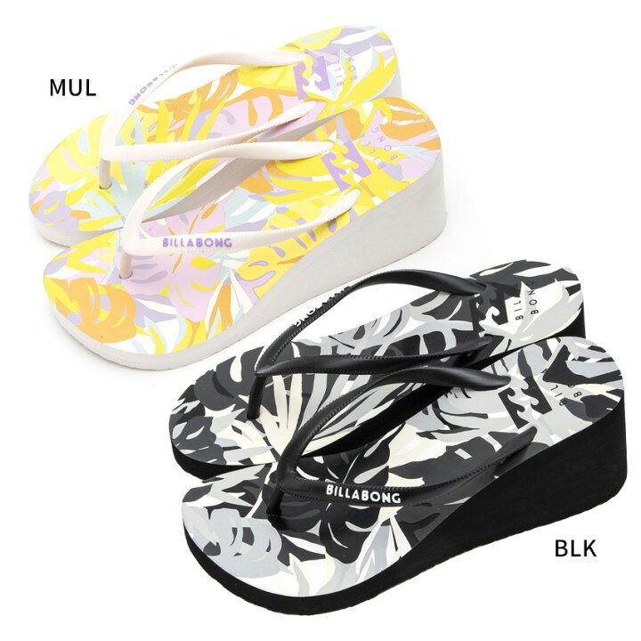 楽天市場】BILLABONG レディース 厚底 ビーチサンダル 23cm 24cm  