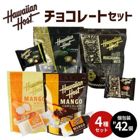 ハワイのチョコ セット 個包装 【スタンドパック4袋セット】お菓子 チョコレート 詰め合わせ ハワイアン ナッツチョコレート 抹茶 フルーツチョコレート マンゴー ホワイト ギフト 福袋 送料無料 母の日