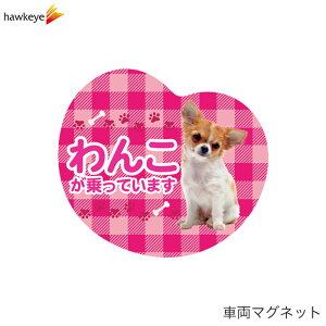 車両用マグネット わんこが乗っています|犬 ドッグ ペット トイプードル 柴犬 チワワ ビーグル コーギー ヨークシャテリア パグ ブルドッグ ダックスフンド ポメラニアン レトリバー 写真