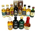 輸入ウイスキー ミニチュアボトル 50ml 12本セット 飲み比べ メーカーズマーク シーバスリーガル ジャックダニエル ジェムソン ウルフバーン カバラン マコーネルズ ギフト 父の日 母の日 贈り物 誕生日 御祝 御中元 御歳暮