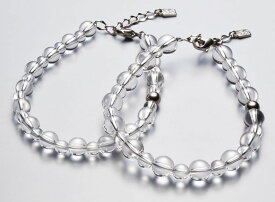 【1/20はポイント10倍】 ファイテン Phiten 水晶コンビブレス 5mm・7mm玉 17cm メンズ レディース ブレスレット チタン 磁気アクセサリー チタンブレスレット 磁気ブレスレット 水晶 AQ807025