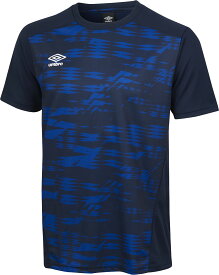 【マラソン中 エントリーでポイント10倍！】 アンブロ umbro サッカー サッカー ゲームシャツ グラフィック UAS6310 NVY