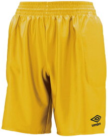 UMBRO アンブロ サッカー ジュニア用GKパンツ 脇パッド付 ハーフパンツ ショートパンツ ボトムス トレーニング フットボール ゴールキーパー 部活 練習 試合 新入部員 キッズ 子供 UAS6700GJP YEL