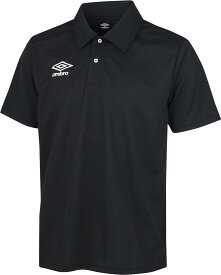 【マラソン中 エントリーでポイント10倍！】 アンブロ umbro サッカー サッカー ドライポロシャツ UAS7301 BLK