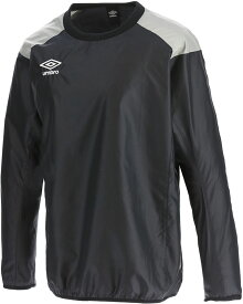 【マラソン中 エントリーでポイント10倍！】 アンブロ umbro サッカー TMウインドアップピステトップ メンズ 裏地なし 長袖 トップス ウインドブレーカー フットボール チーム 部活 練習 トレーニング 試合 大会 新入部員 男性 UBA4040 BKSL