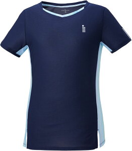 【10/25まで全品3%OFFクーポン&P10倍】 ゴーセン GOSEN テニス レディース ゲームシャツ 半袖ゲームシャツ Tシャツ 吸汗速乾 部活 チーム クラブ サークル 練習 日本ソフトテニス連盟 日本バドミ