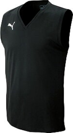 【11/11 2時までMAX1万円OFFクーポン＆Pアップ】 プーマ PUMA サッカー SLインナーシャツ メンズ 男性 ノースリーブ Vネック ワンポイント ロゴ ランニング ジョギング トレーニング ウォーキング ジム 部活 クラブ ウェア 655277 01