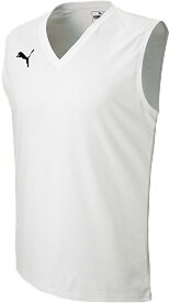 【11/11 2時までMAX1万円OFFクーポン＆Pアップ】 プーマ PUMA サッカー SLインナーシャツ メンズ 男性 ノースリーブ Vネック ワンポイント ロゴ ランニング ジョギング トレーニング ウォーキング ジム 部活 クラブ ウェア 655277 02