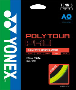 �y12/18����S�i4%OFF�N�[�|�� �撅200��z ���l�b�N�X YONEX �e�j�X �|���c�A�[ �v�� 115 POLY TOUR PRO �d�� �K�b�g �X�g�����O �_�炩�߂̑ŋ��� �|���G�X�e�� ���m�t�B�������g �\�t�g�t�B�[�����O