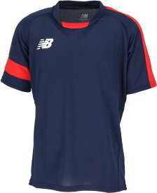 【11/11 2時までMAX1万円OFFクーポン＆Pアップ】 ニューバランス New Balance サッカー ゲームシャツ ジュニア用 トップス 半袖 フットボール ユニフォーム シンプル 練習 トレーニング プラクティス 部活 チーム キッズ 子供 小学生 JJTF0489 NRD