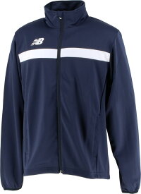 【11/11 2時までMAX1万円OFFクーポン＆Pアップ】 ニューバランス New Balance サッカー ウォームアップジャケット メンズ トップス アウター フットボール 移動着 部活 練習 トレーニング 合宿 スポーツウェア フィットネス 通学 デイリー JMJF9403 NV