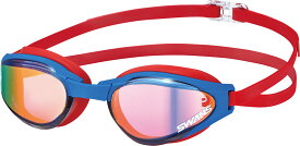 【11/11 2時までMAX1万円OFFクーポン＆Pアップ】 スワンズ SWANS スイミング ASCENDER クッション付レーシングモデル ゴーグル SR81MMITPA NAVR