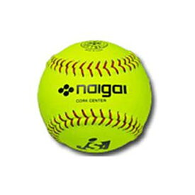 【11/14 10時からMAX1万円OFFクーポン＆Pアップ】 ナイガイ NAIGAI ナイガイ イエローソフトボール 検定3号 革製 黄色 138202 部活 練習 トレーニング 試合 大会 体育 チーム クラブ活動 S3KAY
