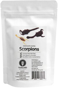 �y4/10�܂�MAX1���~OFF�N�[�|��&P�A�b�v�z �W�F�C�A�[�����j�[�N JR Unique Chocolate coated scorpions �`���R���[�g�T�\�� �X�|�[�c TIU2006