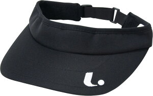 【10/30はポイント10倍】 ルーセント LUCENT テニス Ladies サンバイザー ブラック 黒 女性 帽子 日除け 日焼け防止 熱中症対策 ソフトテニス 軟式テニス 硬式テニス 部活動 クラブ活動 サークル XL