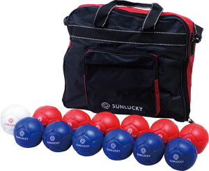 【5%OFFクーポン配布中 25日まで】 サンラッキー Sunlucky ボッチャ ボッチャゲーム用ボールセット SRP520