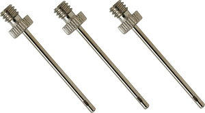 【10/25まで全品3%OFFクーポン&P10倍】 ユニックス UNIX ポンプ用空気針 3本入 体育 部活 空気入れ ハンドポンプ 空気針 空気 手動 手 往復ダブル注入 針 シルバー メンテナンス用品 フロアポンプ